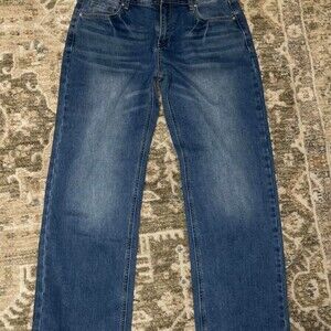 Flamingals Blue Straight Leg Jeans 9715